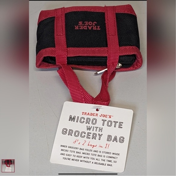 Trader Joe’s Micro Tote Shopping Bag - FREE WITH $100 ORDER - Picture 2 of 5